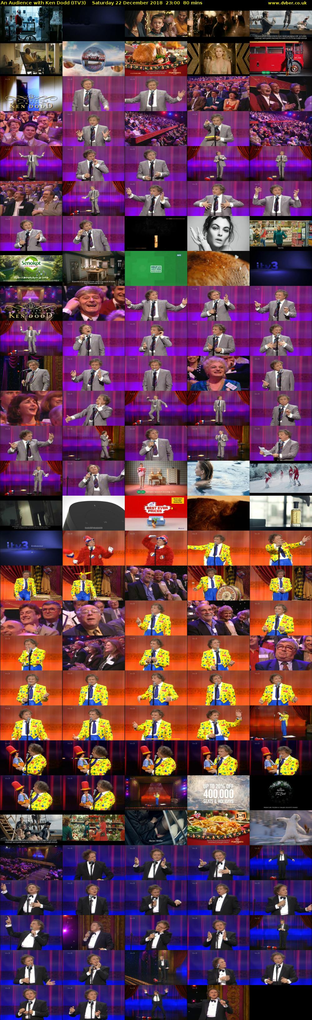 An Audience with Ken Dodd (ITV3) Saturday 22 December 2018 23:00 - 00:20