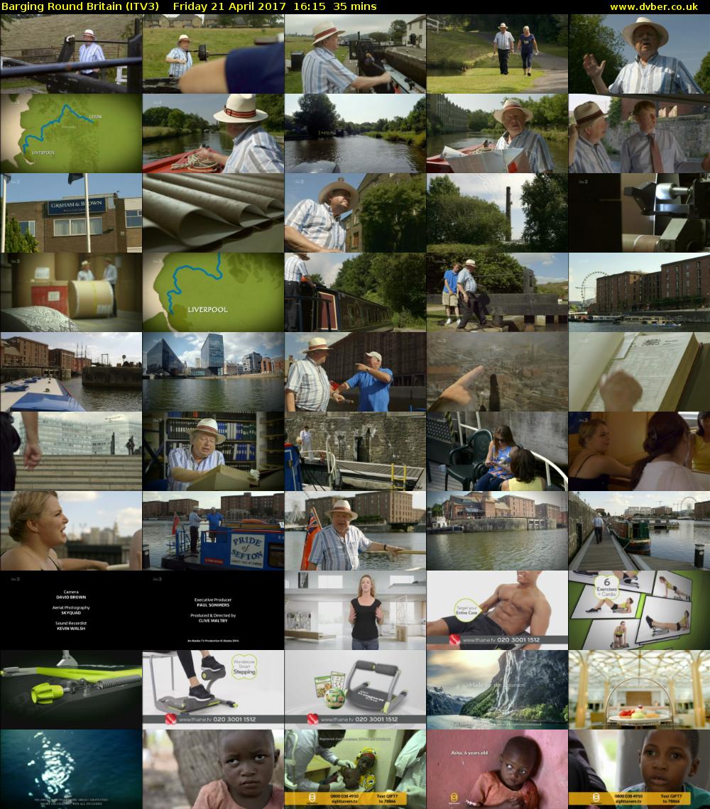 Barging Round Britain (ITV3) Friday 21 April 2017 16:15 - 16:50