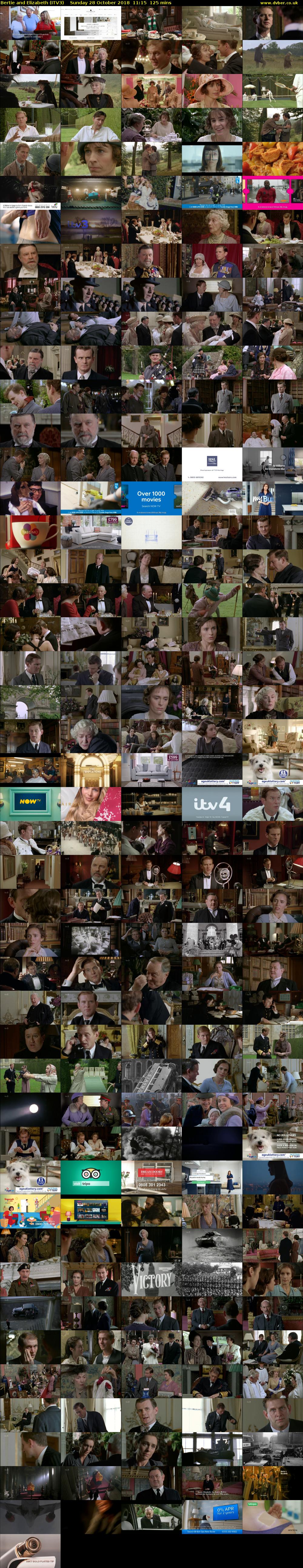 Bertie and Elizabeth (ITV3) Sunday 28 October 2018 11:15 - 13:20