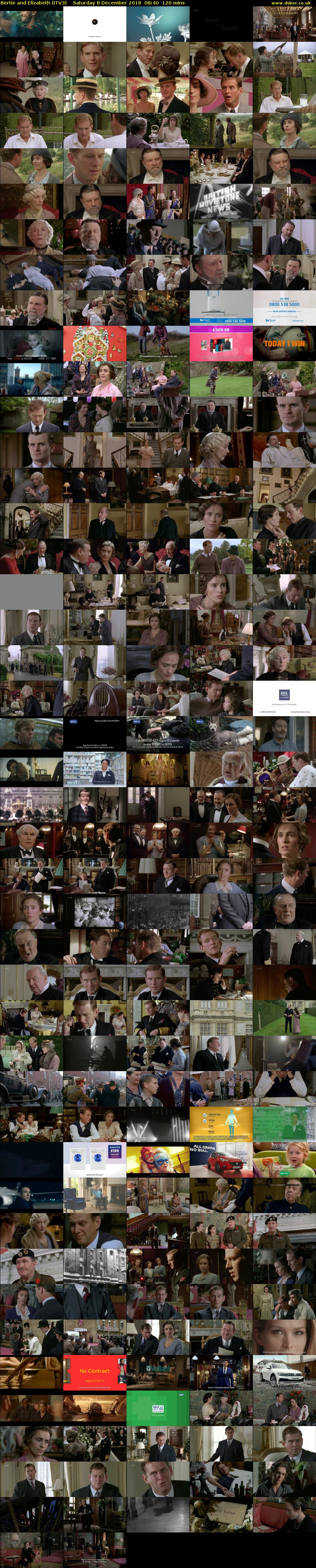 Bertie and Elizabeth (ITV3) Saturday 8 December 2018 08:40 - 10:40