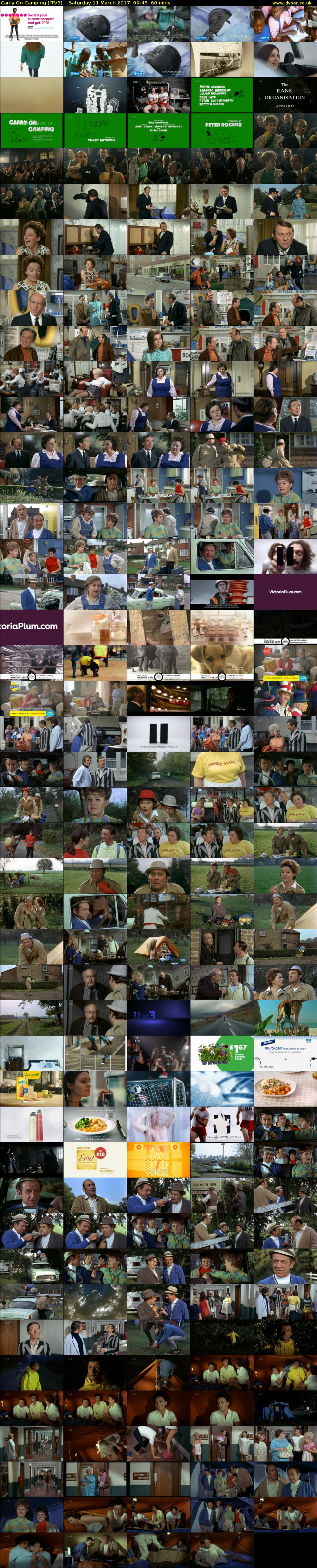 Carry On Camping (ITV3) Saturday 11 March 2017 09:45 - 10:45