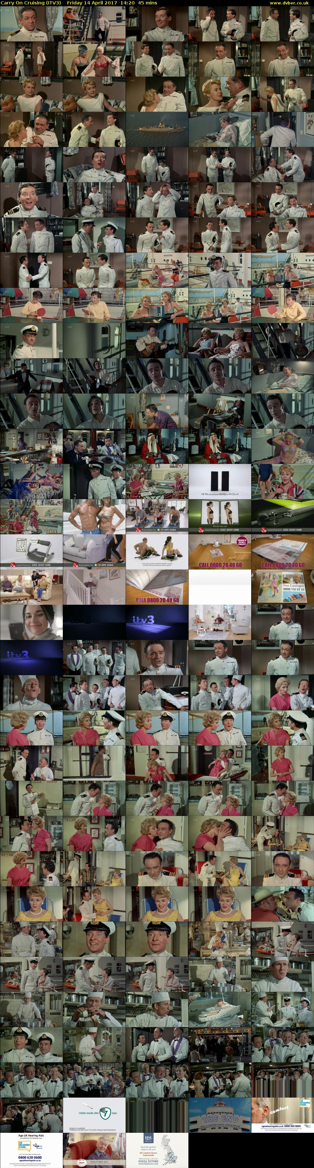 Carry On Cruising (ITV3) Friday 14 April 2017 14:20 - 15:05