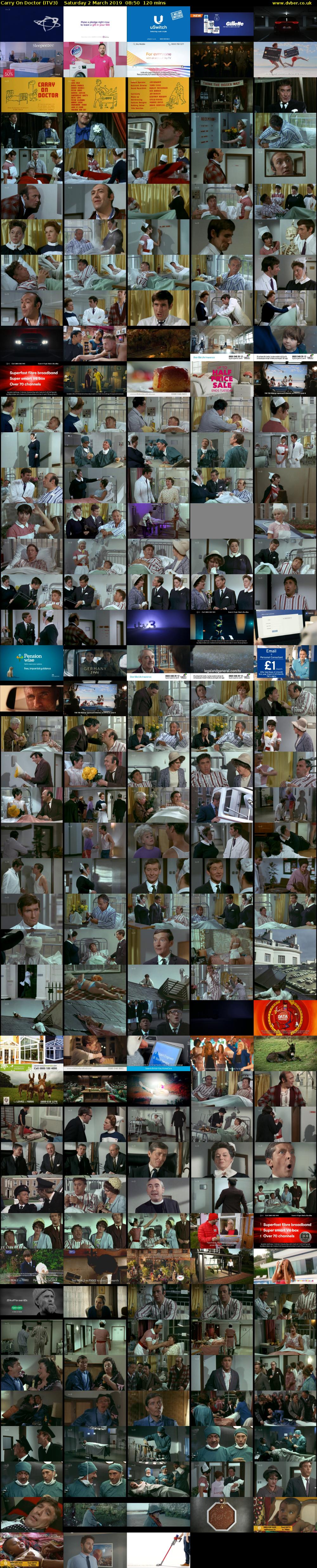 Carry On Doctor (ITV3) Saturday 2 March 2019 08:50 - 10:50