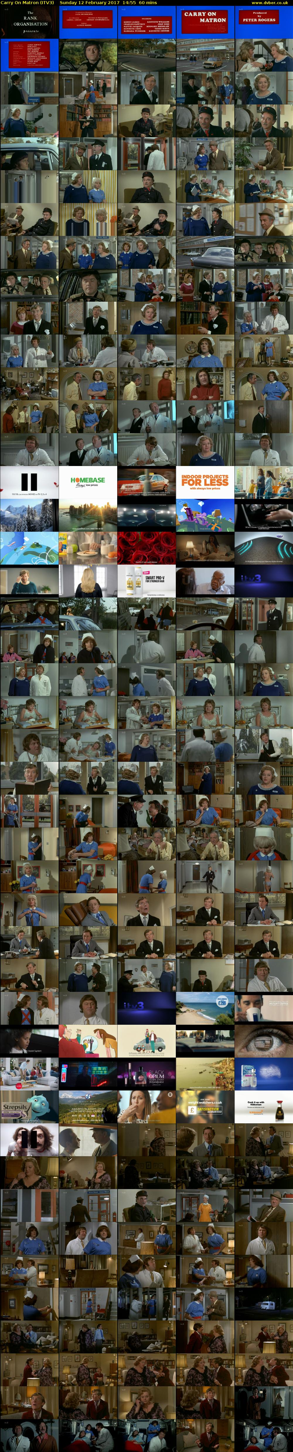Carry On Matron (ITV3) Sunday 12 February 2017 14:55 - 15:55