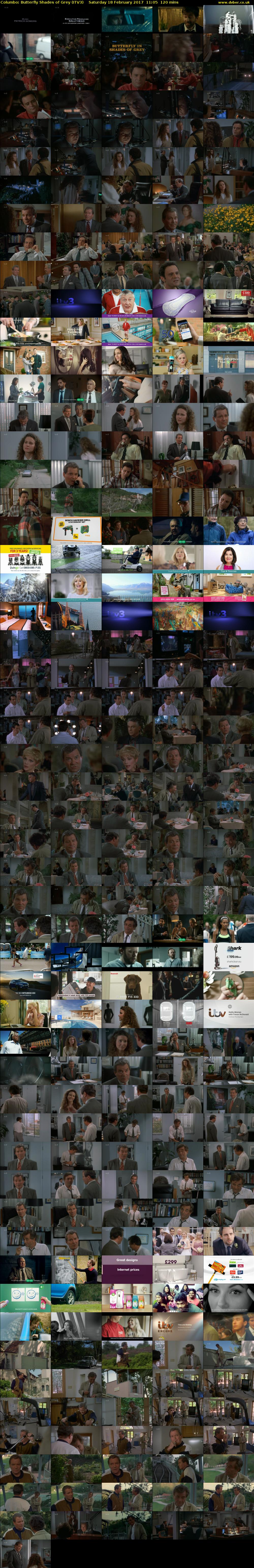 Columbo: Butterfly Shades of Grey (ITV3) Saturday 18 February 2017 11:05 - 13:05