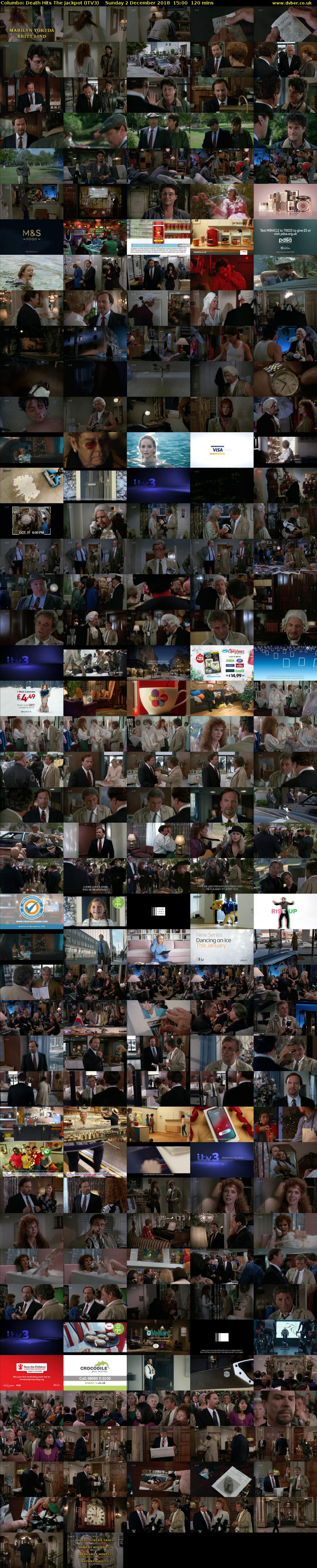 Columbo: Death Hits The Jackpot (ITV3) Sunday 2 December 2018 15:00 - 17:00