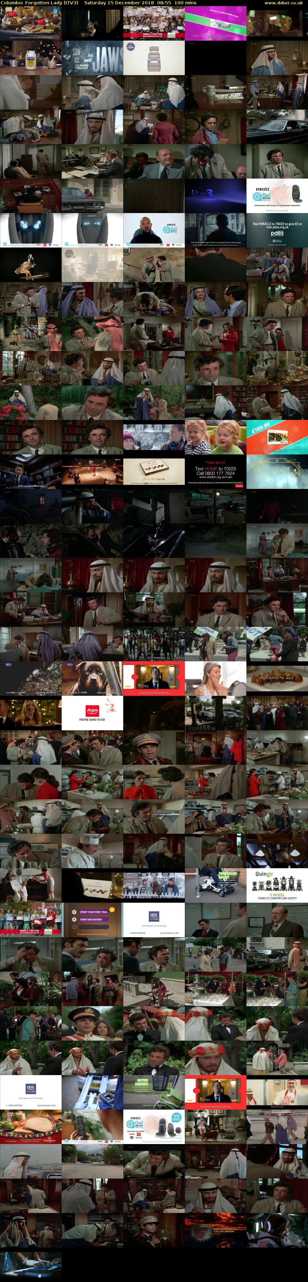 Columbo: Forgotten Lady (ITV3) Saturday 15 December 2018 08:55 - 10:35