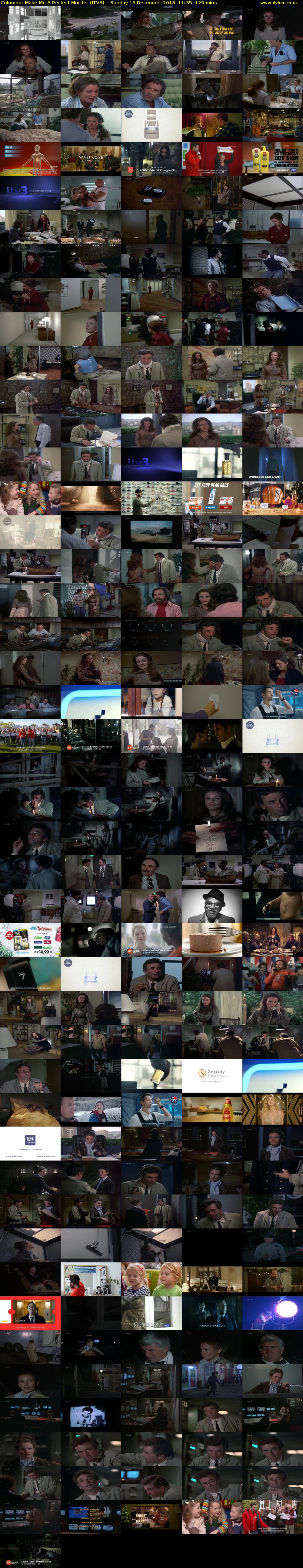 Columbo: Make Me A Perfect Murder (ITV3) Sunday 16 December 2018 11:35 - 13:40