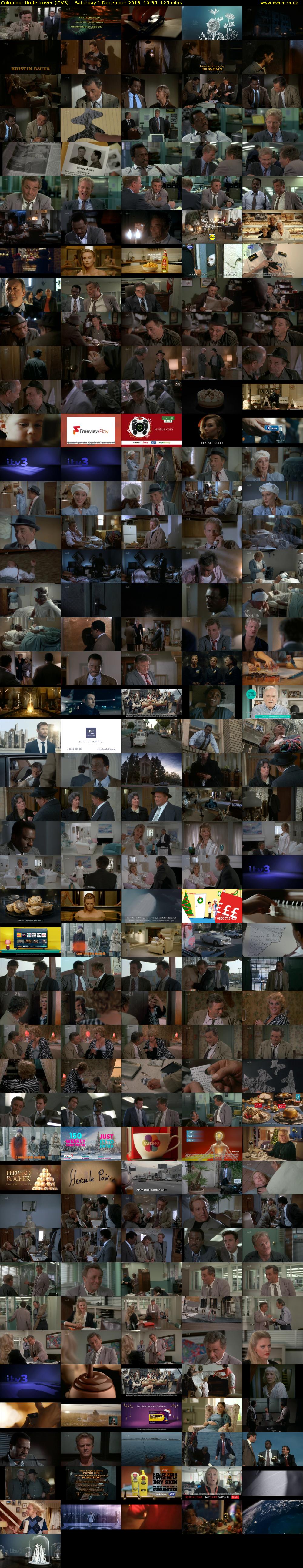 Columbo: Undercover (ITV3) Saturday 1 December 2018 10:35 - 12:40