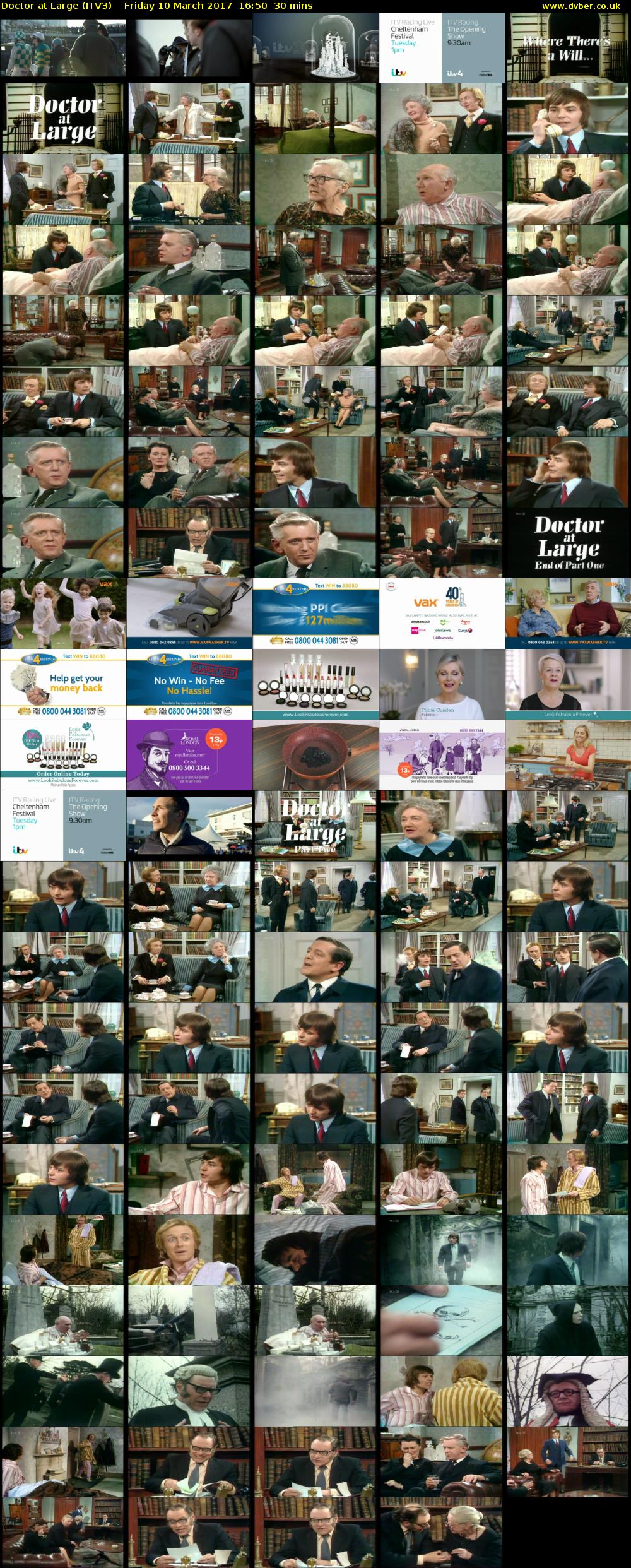 Doctor at Large (ITV3) Friday 10 March 2017 16:50 - 17:20