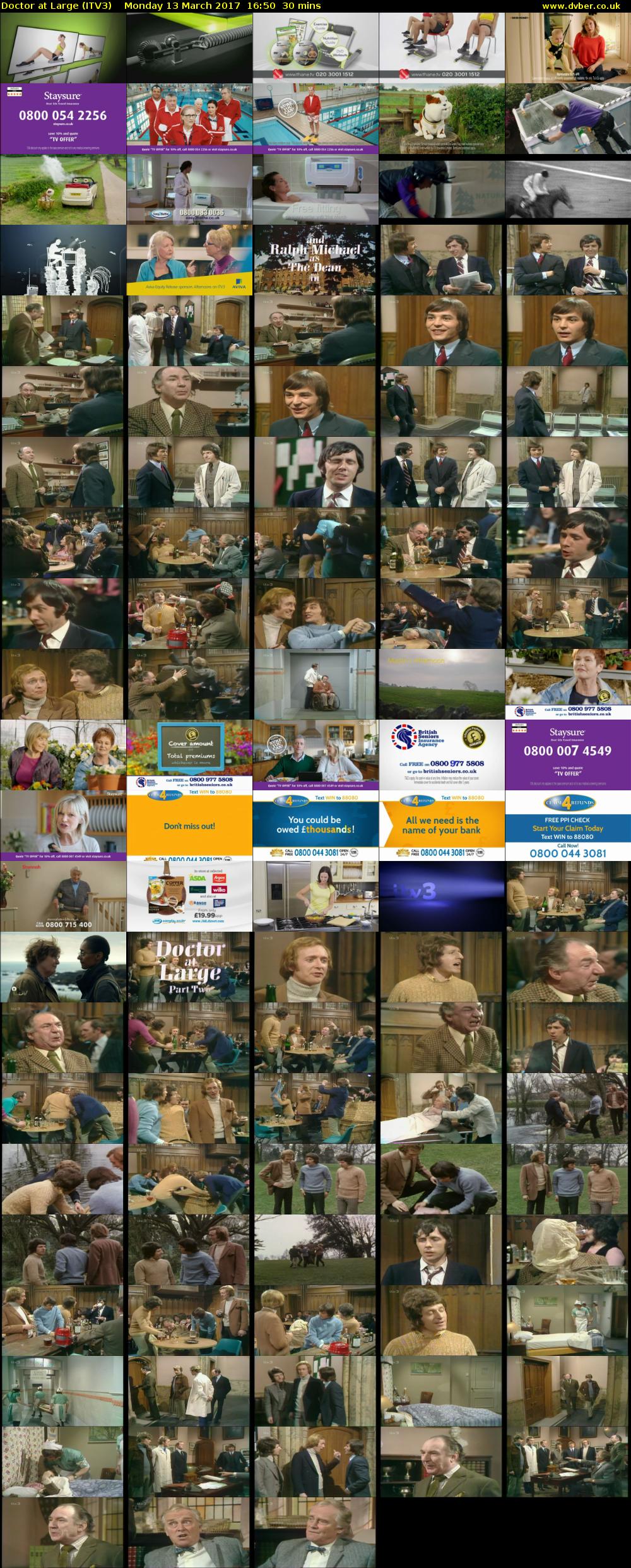 Doctor at Large (ITV3) Monday 13 March 2017 16:50 - 17:20