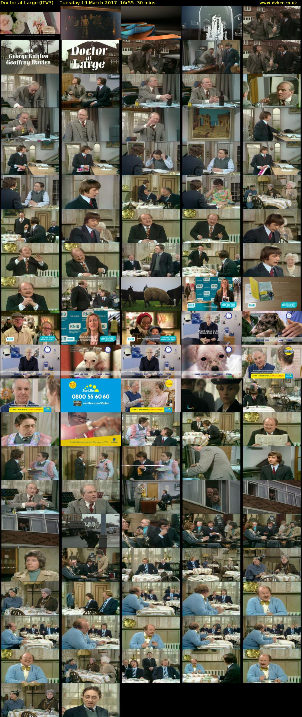 Doctor at Large (ITV3) Tuesday 14 March 2017 16:55 - 17:25