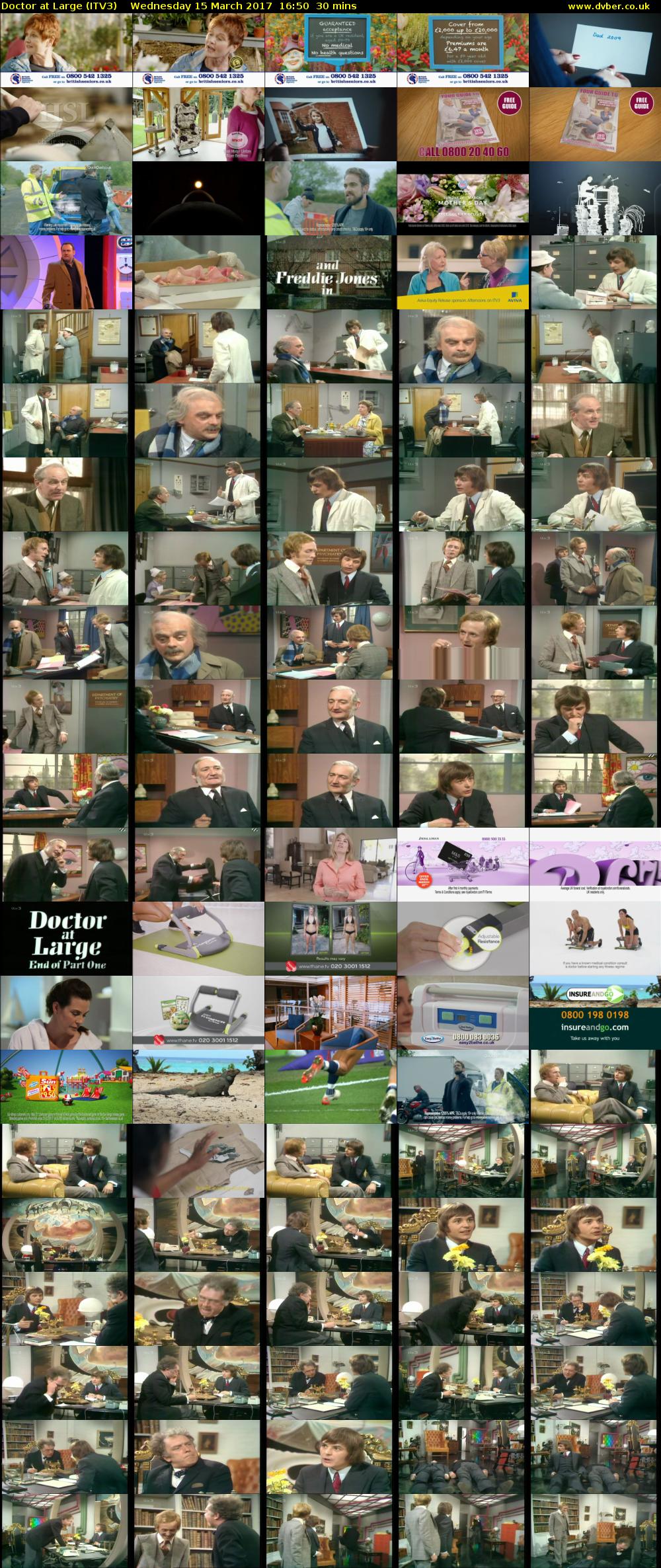 Doctor at Large (ITV3) Wednesday 15 March 2017 16:50 - 17:20