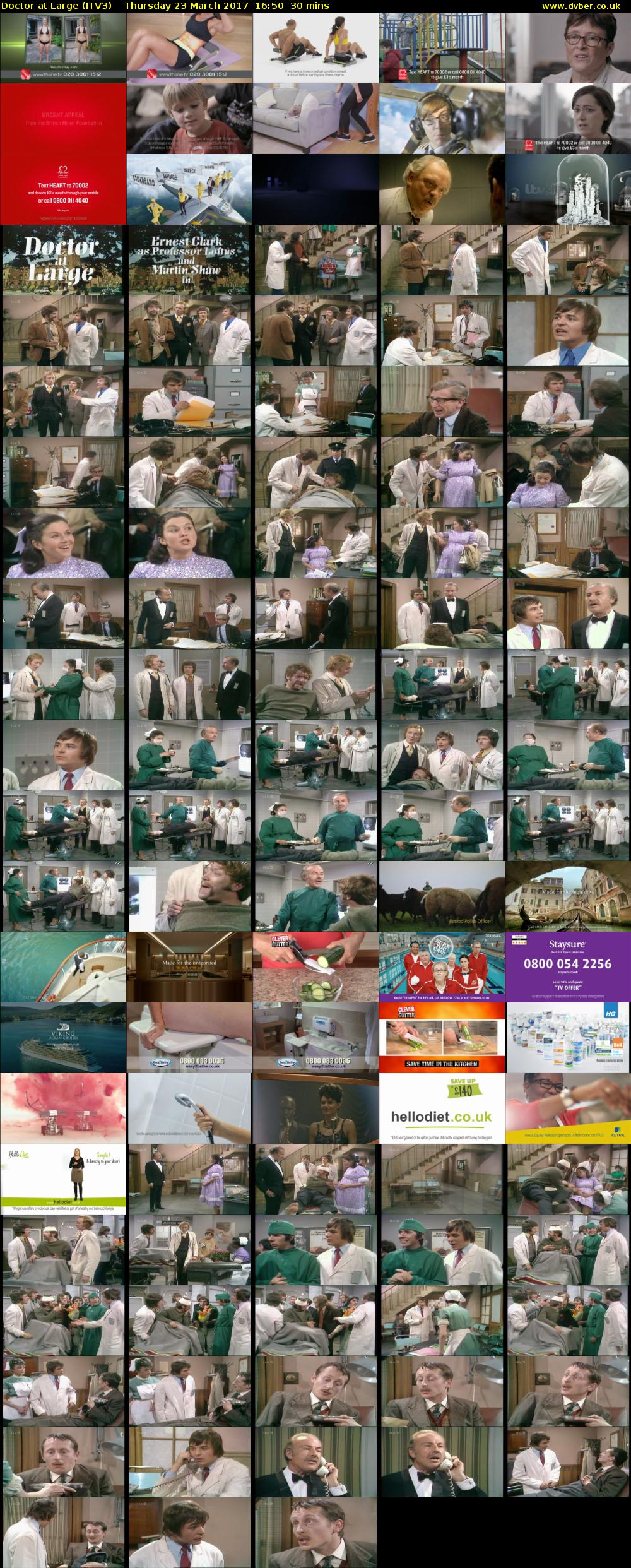 Doctor at Large (ITV3) Thursday 23 March 2017 16:50 - 17:20
