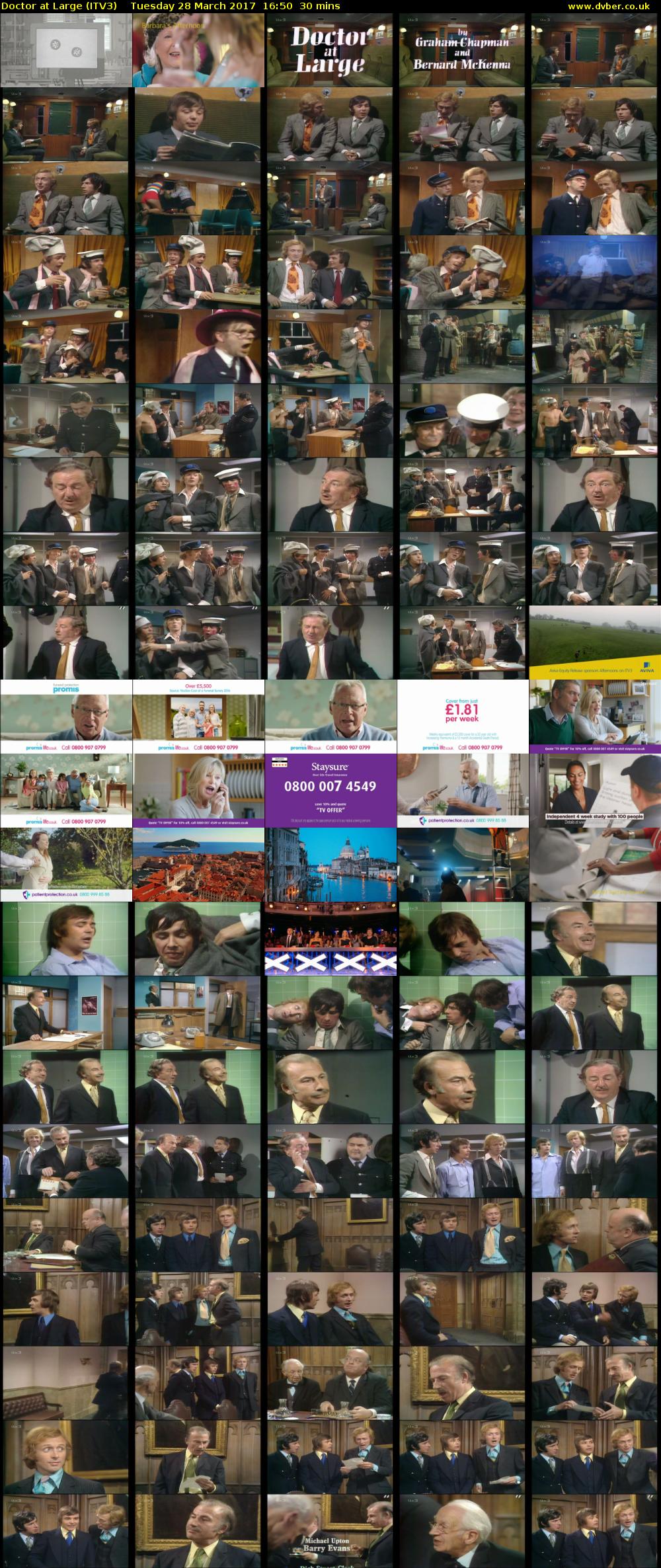 Doctor at Large (ITV3) Tuesday 28 March 2017 16:50 - 17:20