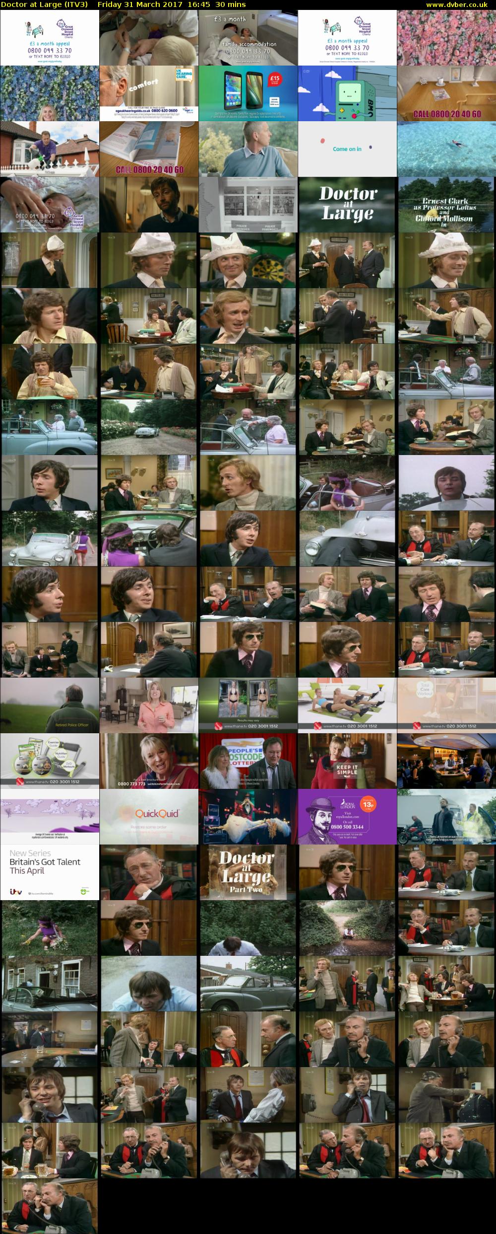 Doctor at Large (ITV3) Friday 31 March 2017 16:45 - 17:15