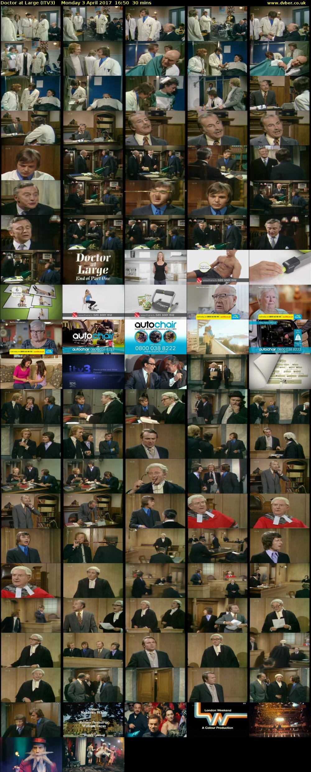 Doctor at Large (ITV3) Monday 3 April 2017 16:50 - 17:20