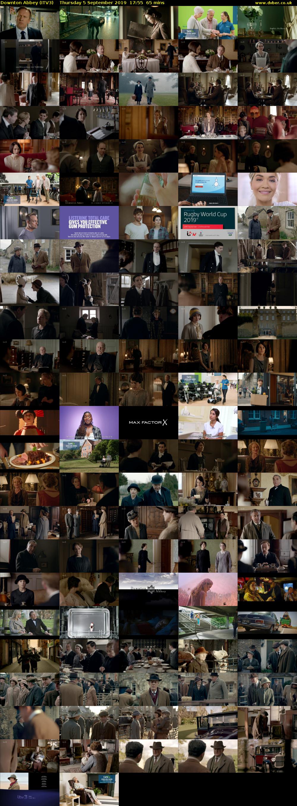 Downton Abbey (ITV3) Thursday 5 September 2019 17:55 - 19:00
