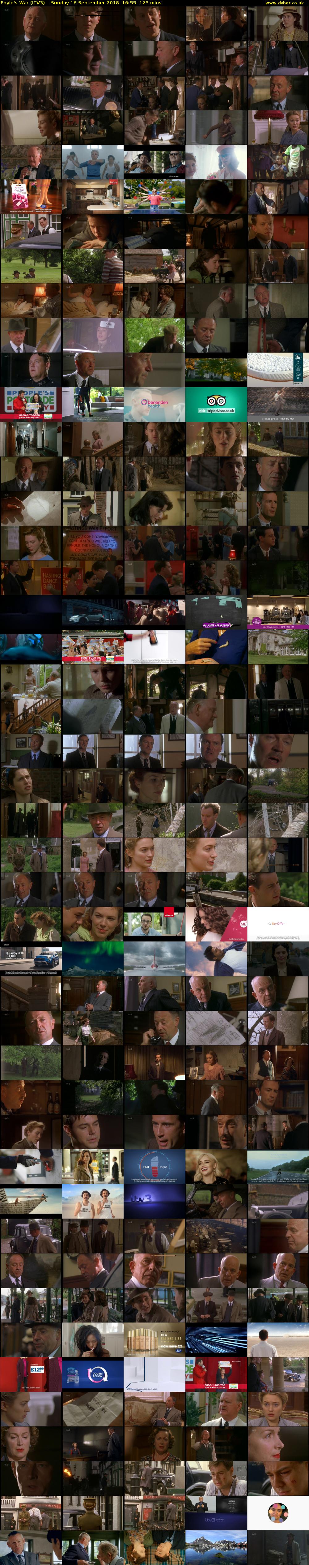 Foyle's War (ITV3) Sunday 16 September 2018 16:55 - 19:00