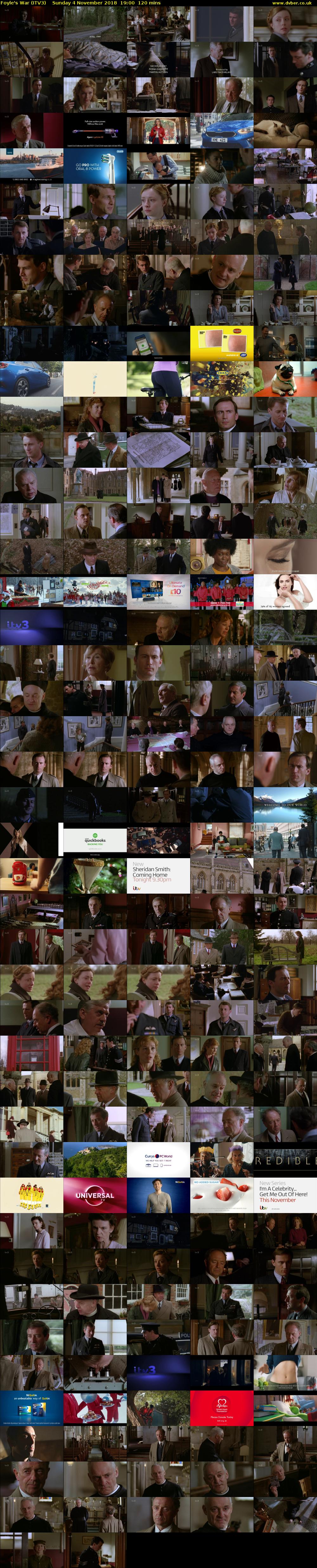 Foyle's War (ITV3) Sunday 4 November 2018 19:00 - 21:00