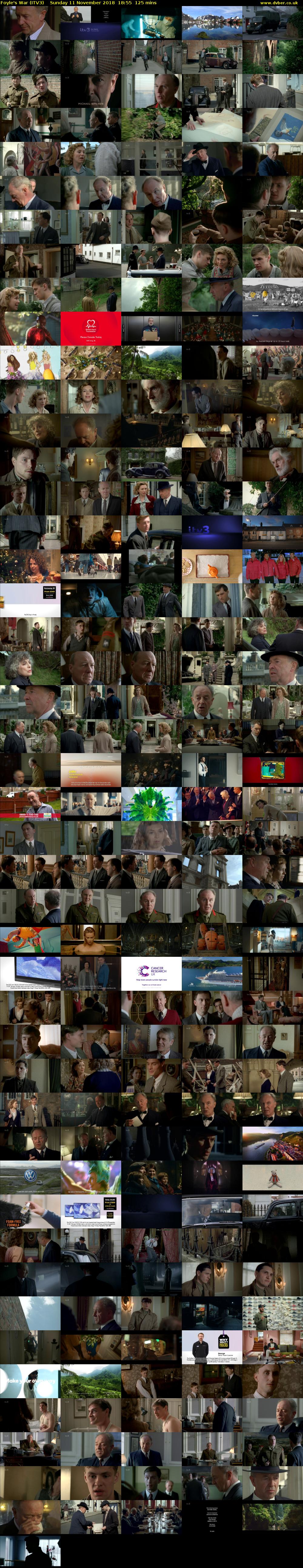 Foyle's War (ITV3) Sunday 11 November 2018 18:55 - 21:00