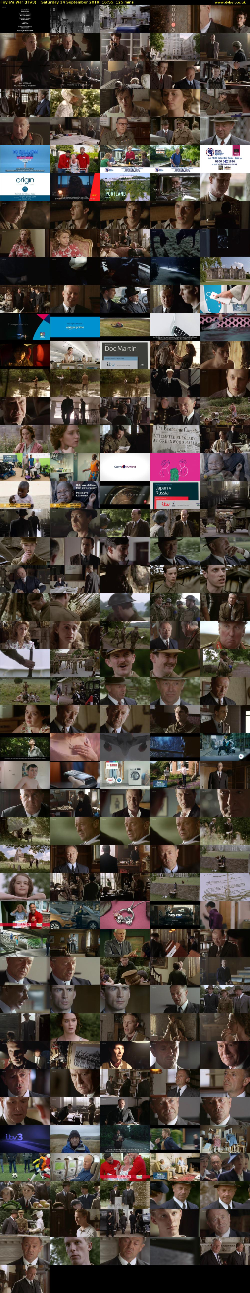 Foyle's War (ITV3) Saturday 14 September 2019 16:55 - 19:00
