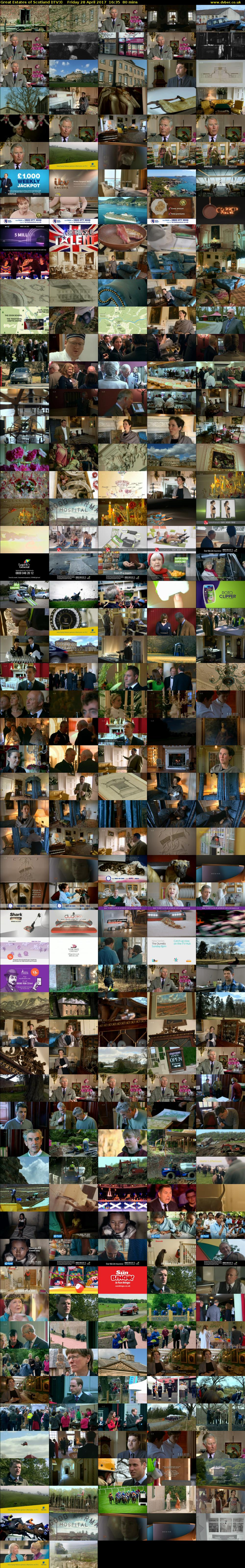 Great Estates of Scotland (ITV3) Friday 28 April 2017 16:35 - 17:55