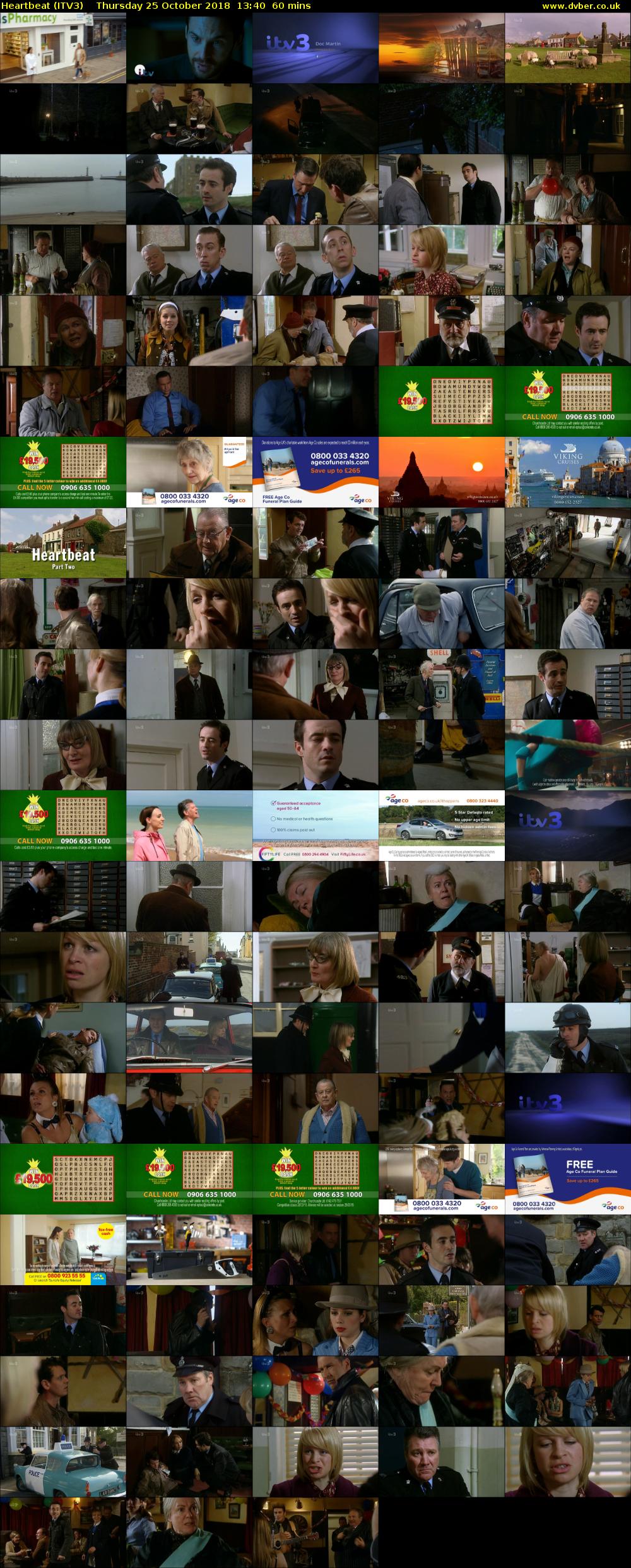 Heartbeat (ITV3) Thursday 25 October 2018 13:40 - 14:40