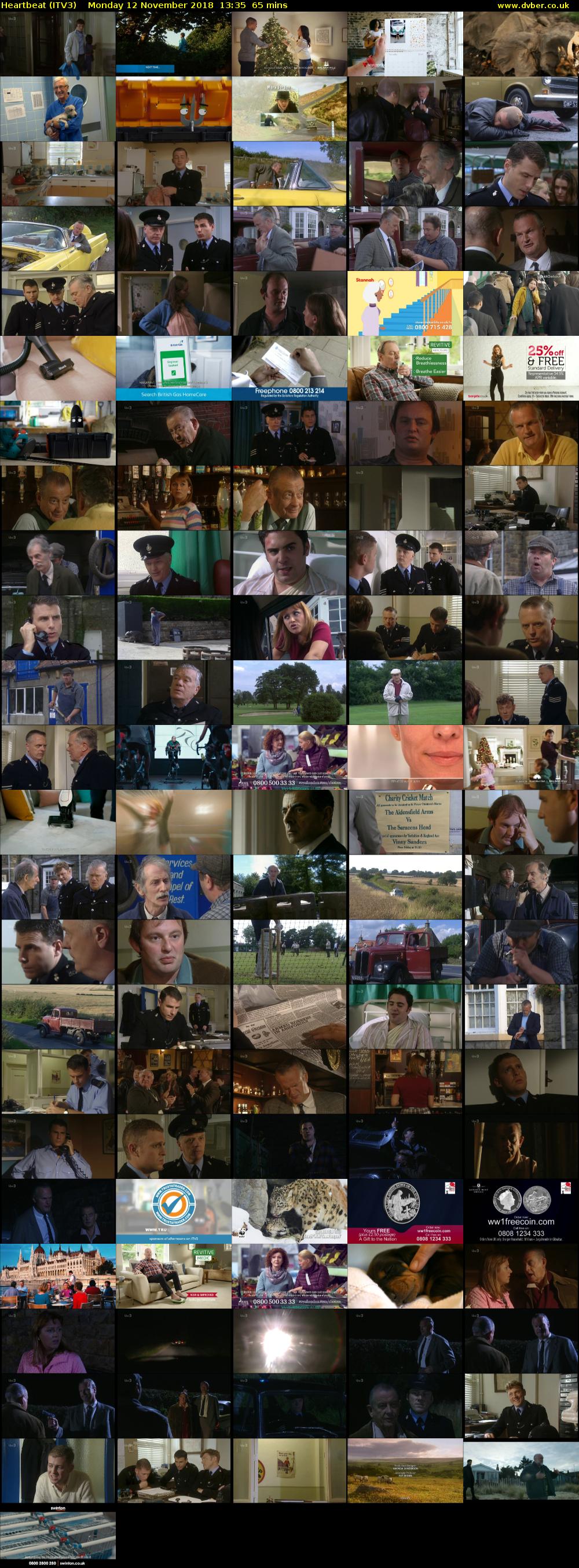 Heartbeat (ITV3) Monday 12 November 2018 13:35 - 14:40