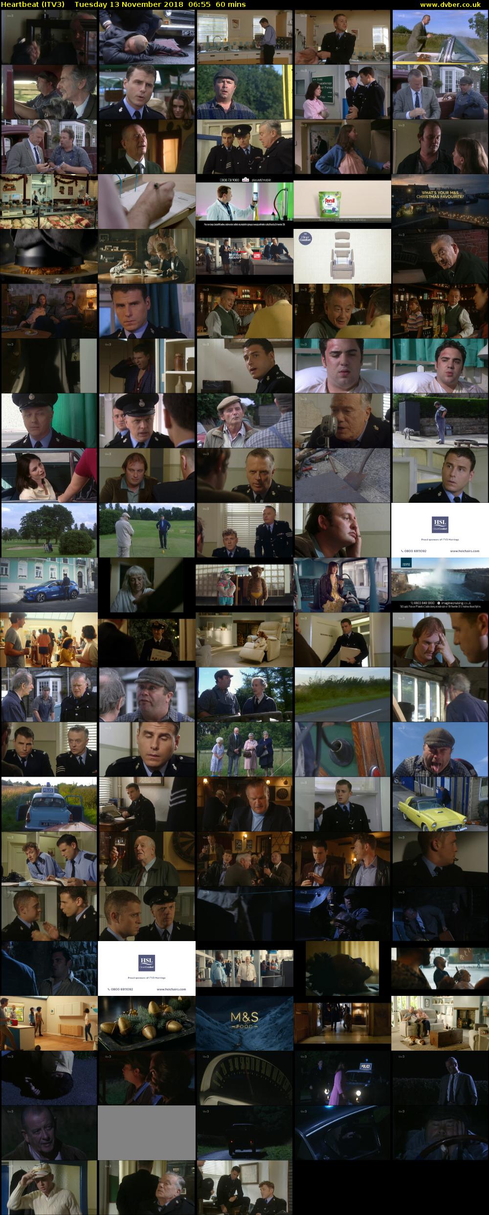 Heartbeat (ITV3) Tuesday 13 November 2018 06:55 - 07:55