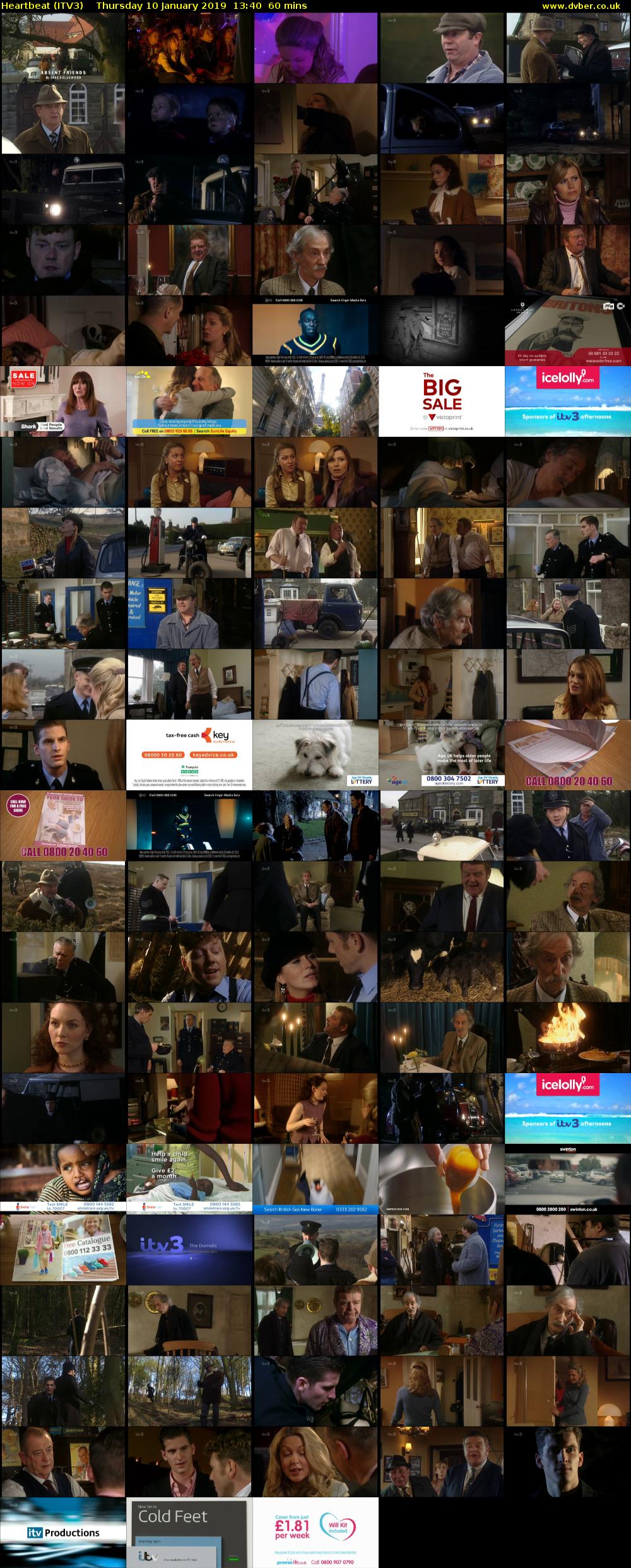 Heartbeat (ITV3) Thursday 10 January 2019 13:40 - 14:40