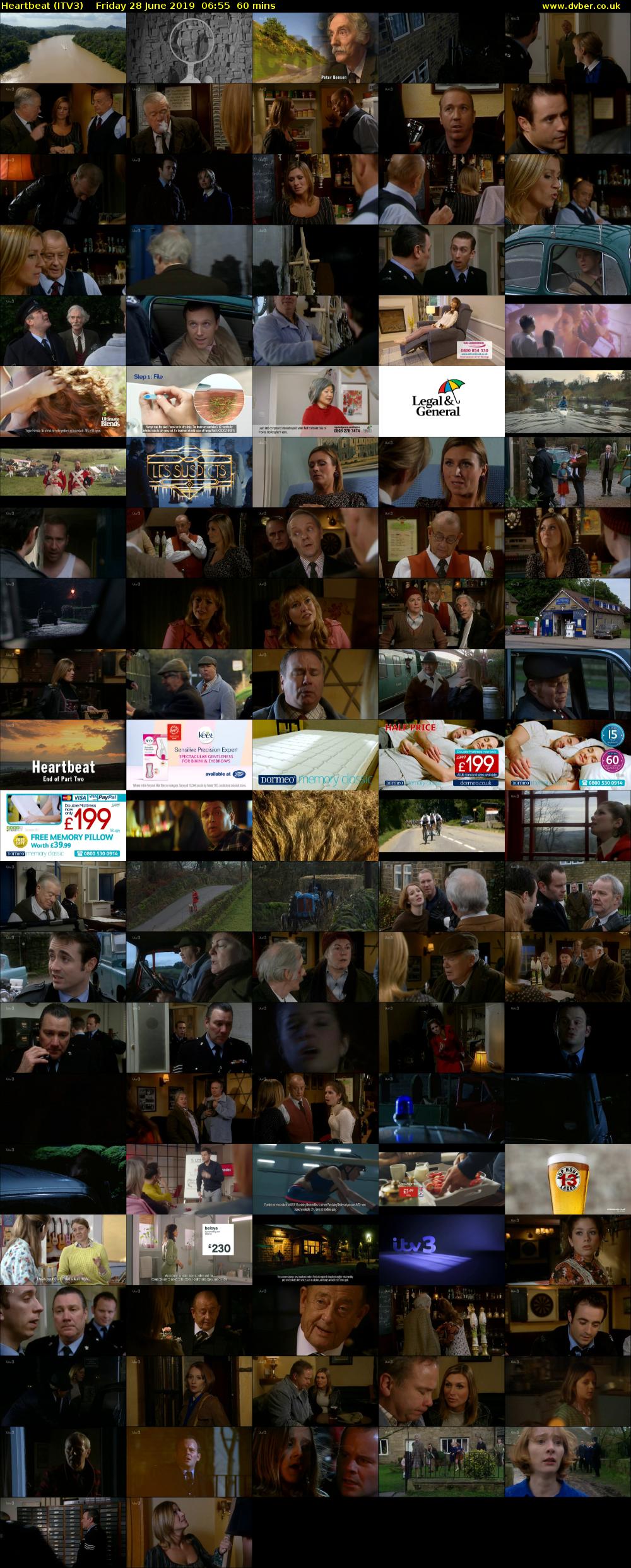 Heartbeat (ITV3) Friday 28 June 2019 06:55 - 07:55