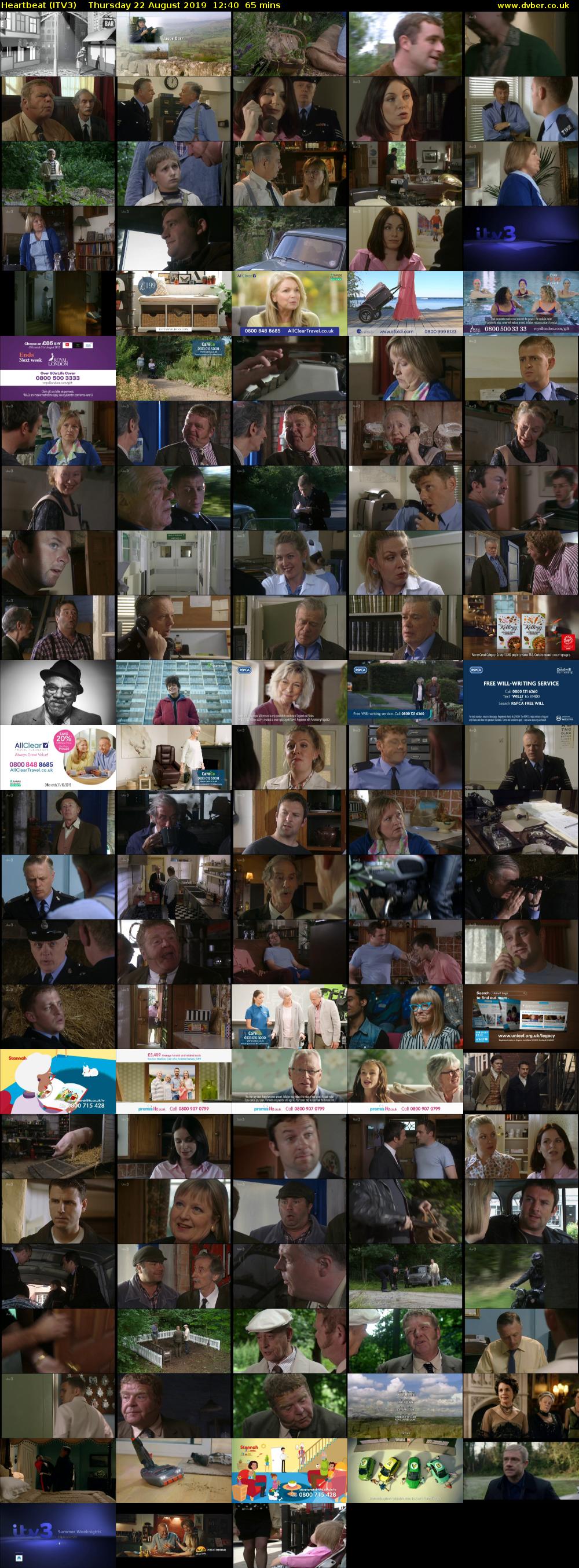 Heartbeat (ITV3) Thursday 22 August 2019 12:40 - 13:45