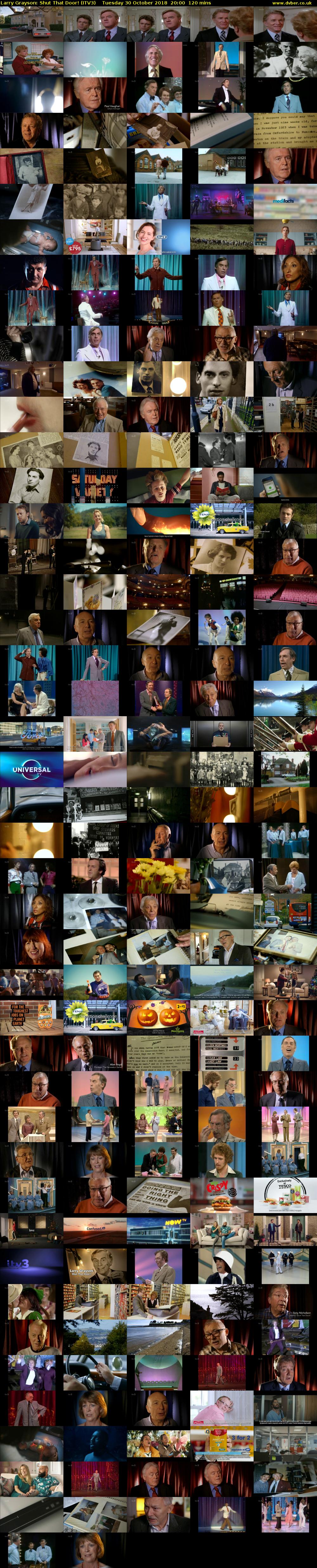 Larry Grayson: Shut That Door! (ITV3) Tuesday 30 October 2018 20:00 - 22:00