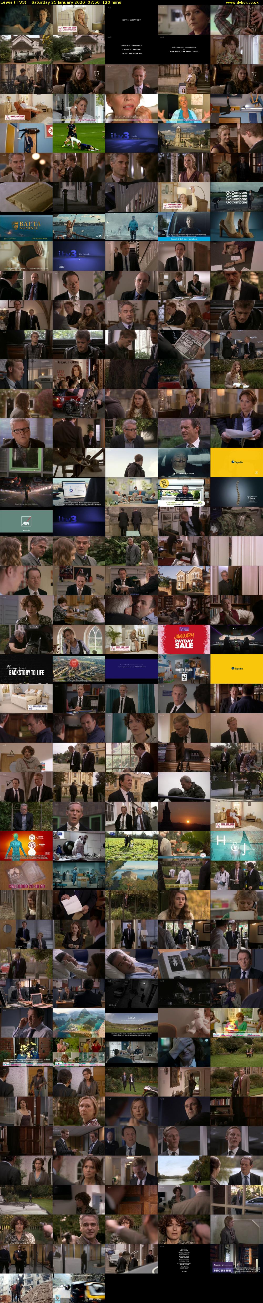 Lewis (ITV3) Saturday 25 January 2020 07:50 - 09:50