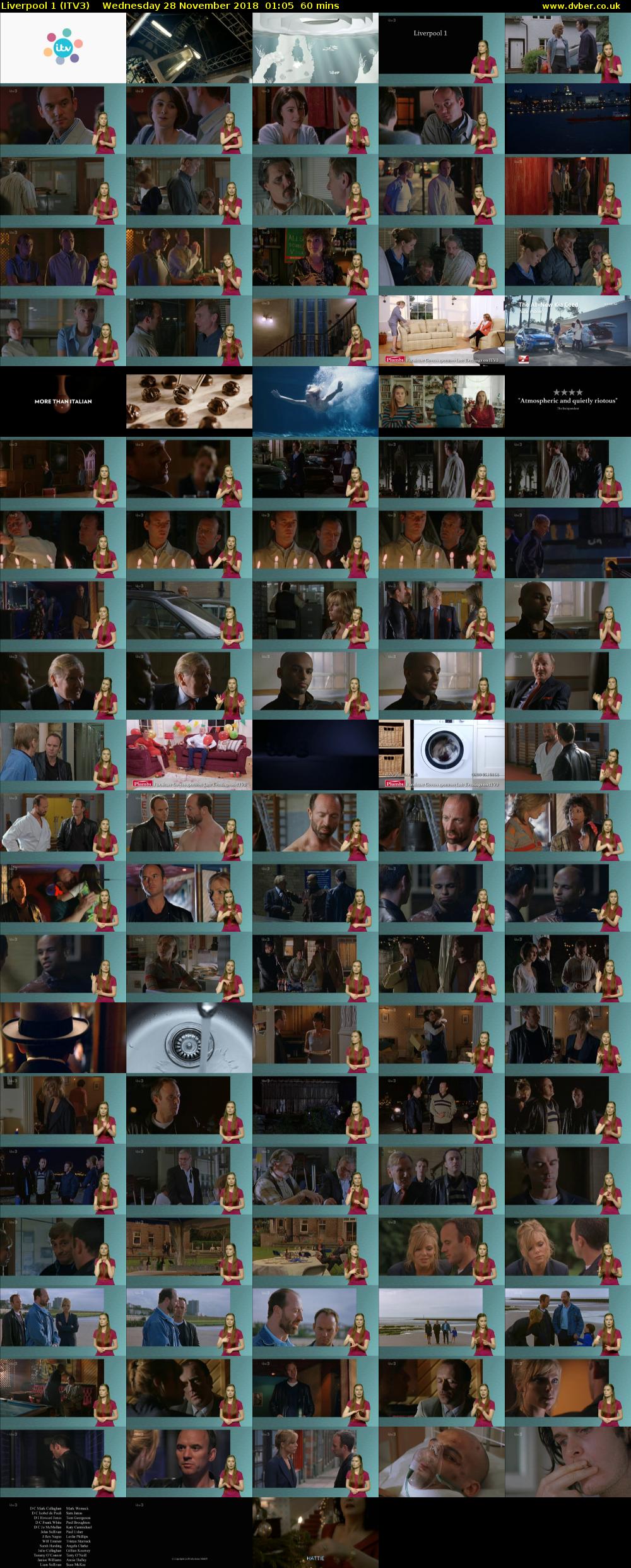 Liverpool 1 (ITV3) Wednesday 28 November 2018 01:05 - 02:05