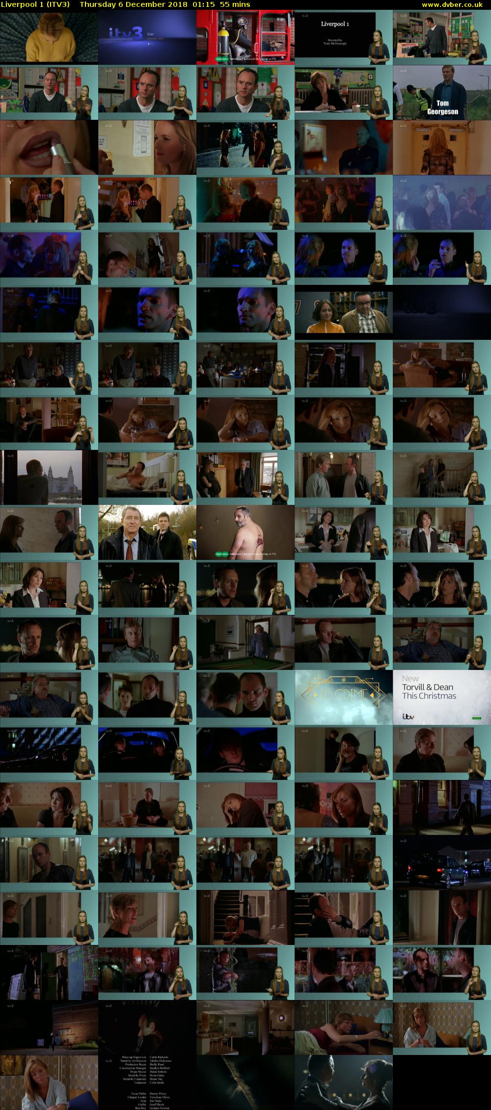 Liverpool 1 (ITV3) Thursday 6 December 2018 01:15 - 02:10