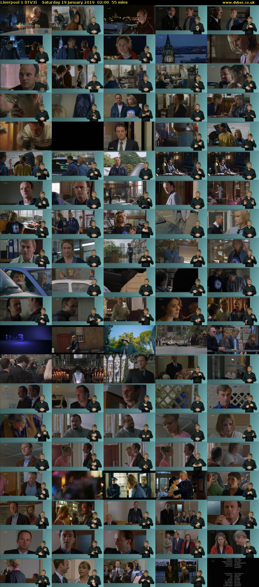 Liverpool 1 (ITV3) Saturday 19 January 2019 02:00 - 02:55