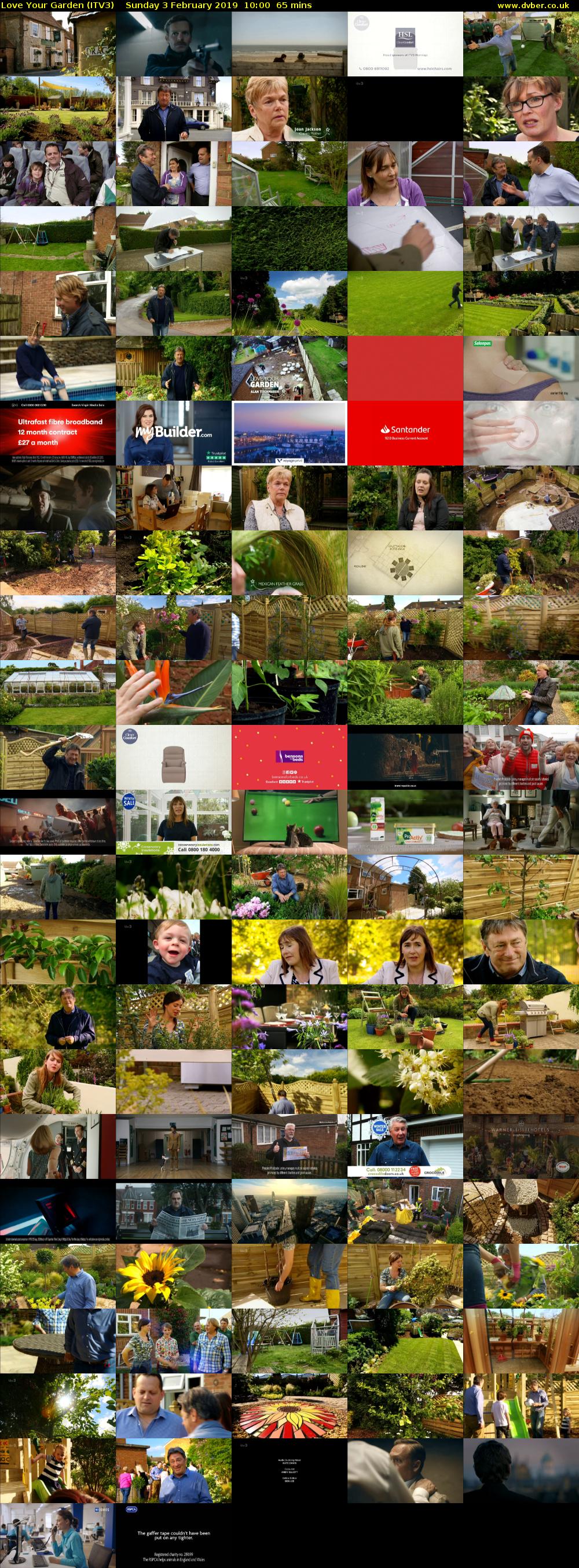 Love Your Garden (ITV3) Sunday 3 February 2019 10:00 - 11:05