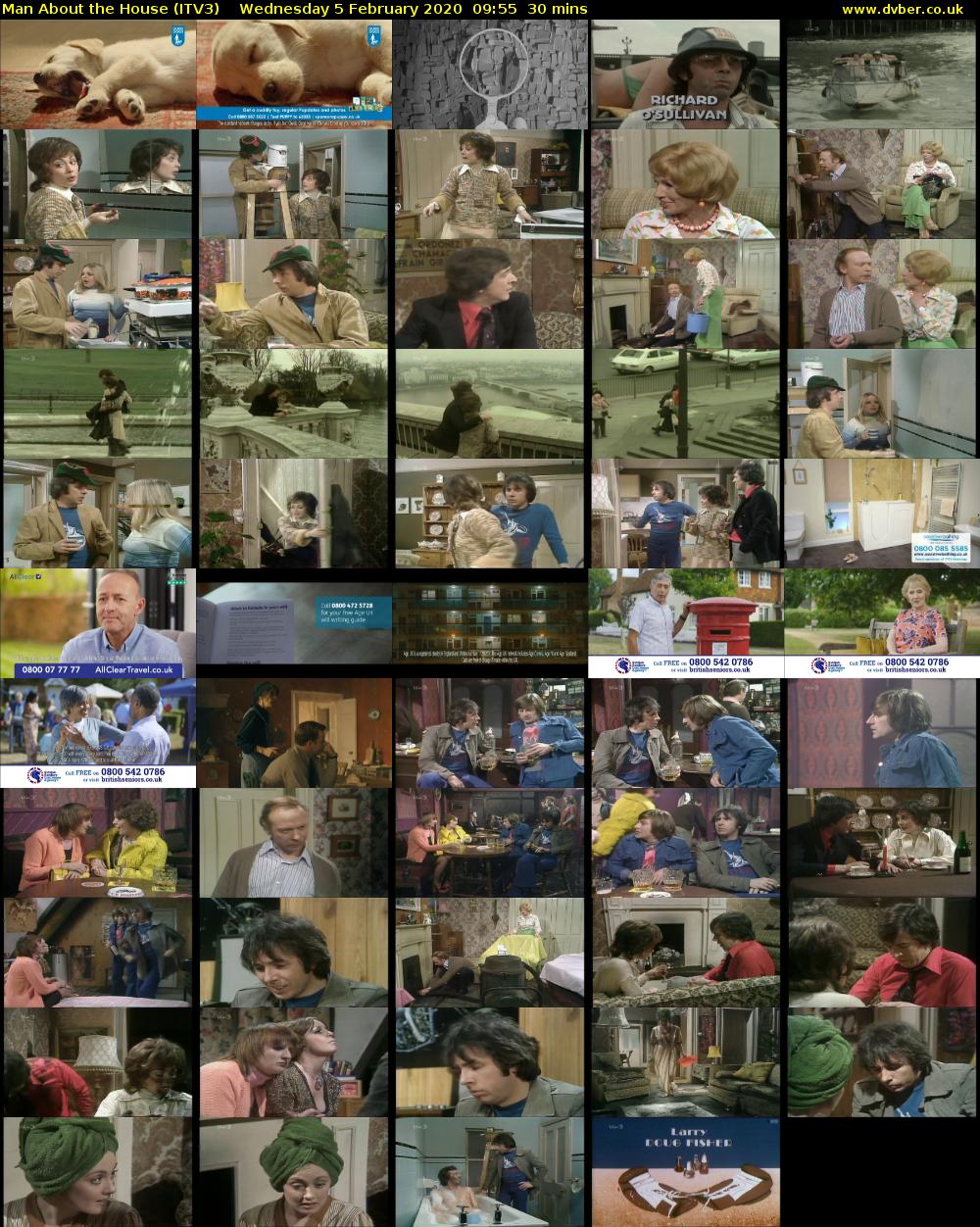 Man About the House (ITV3) Wednesday 5 February 2020 09:55 - 10:25