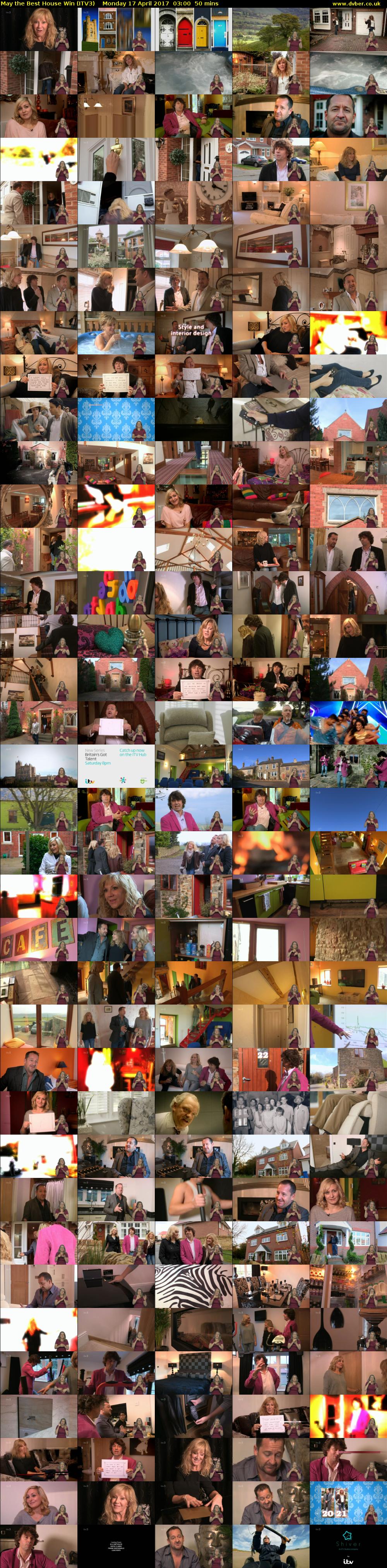 May the Best House Win (ITV3) Monday 17 April 2017 03:00 - 03:50