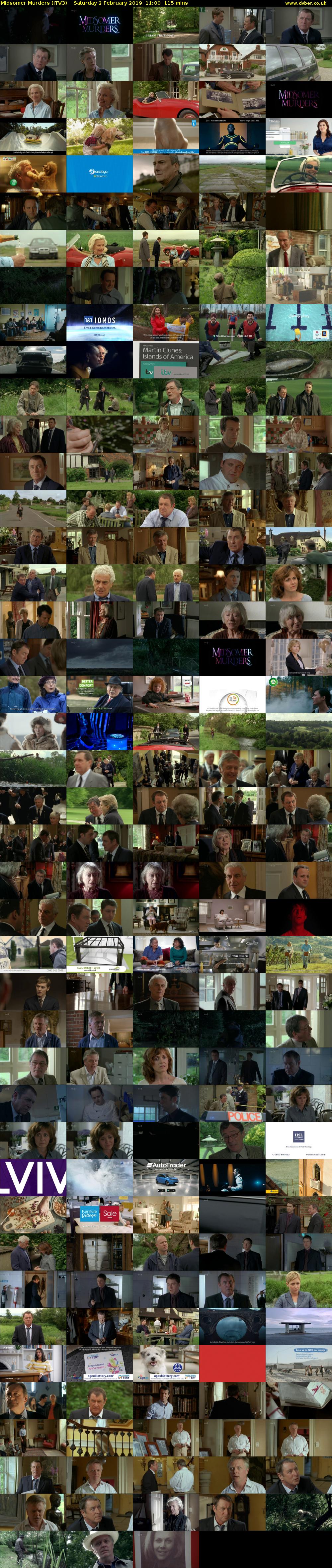 Midsomer Murders (ITV3) Saturday 2 February 2019 11:00 - 12:55