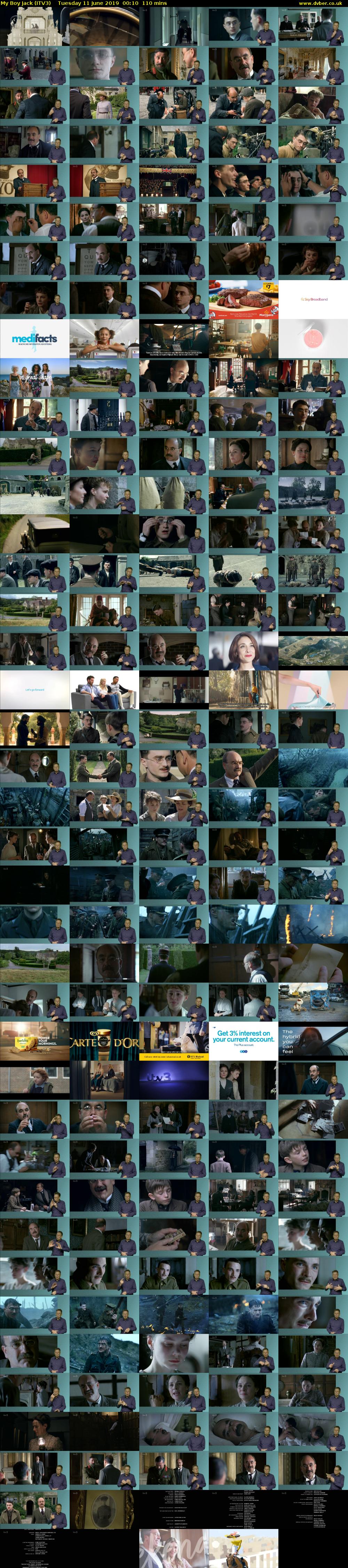 My Boy Jack (ITV3) Tuesday 11 June 2019 00:10 - 02:00