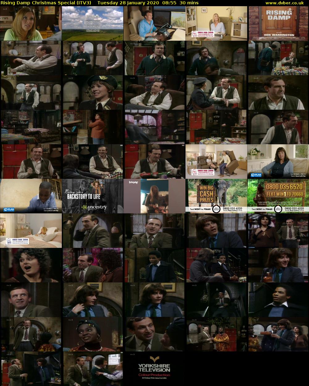 Rising Damp Christmas Special (ITV3) Tuesday 28 January 2020 08:55 - 09:25