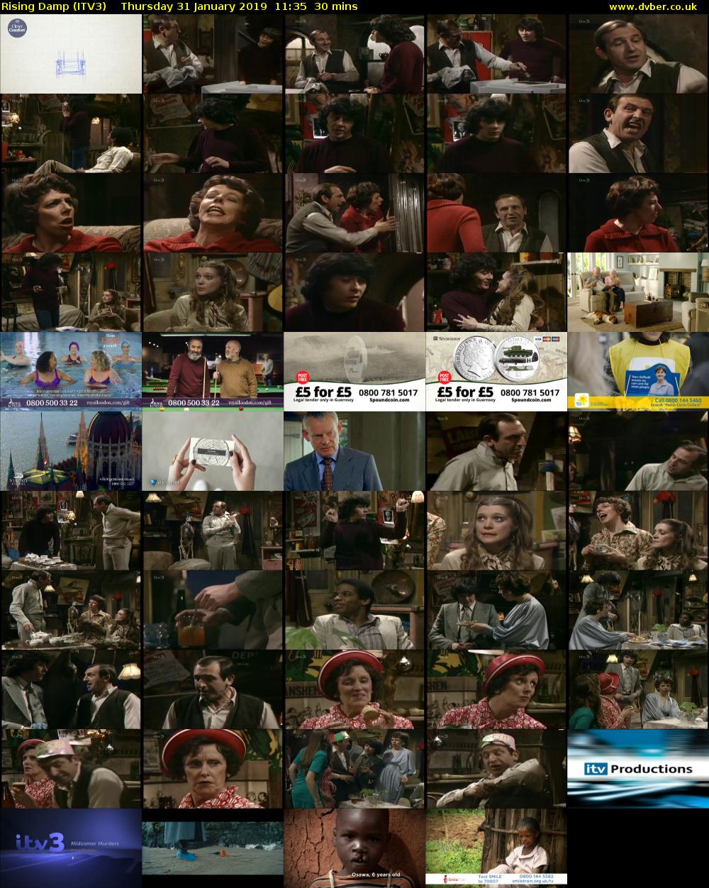 Rising Damp (ITV3) Thursday 31 January 2019 11:35 - 12:05