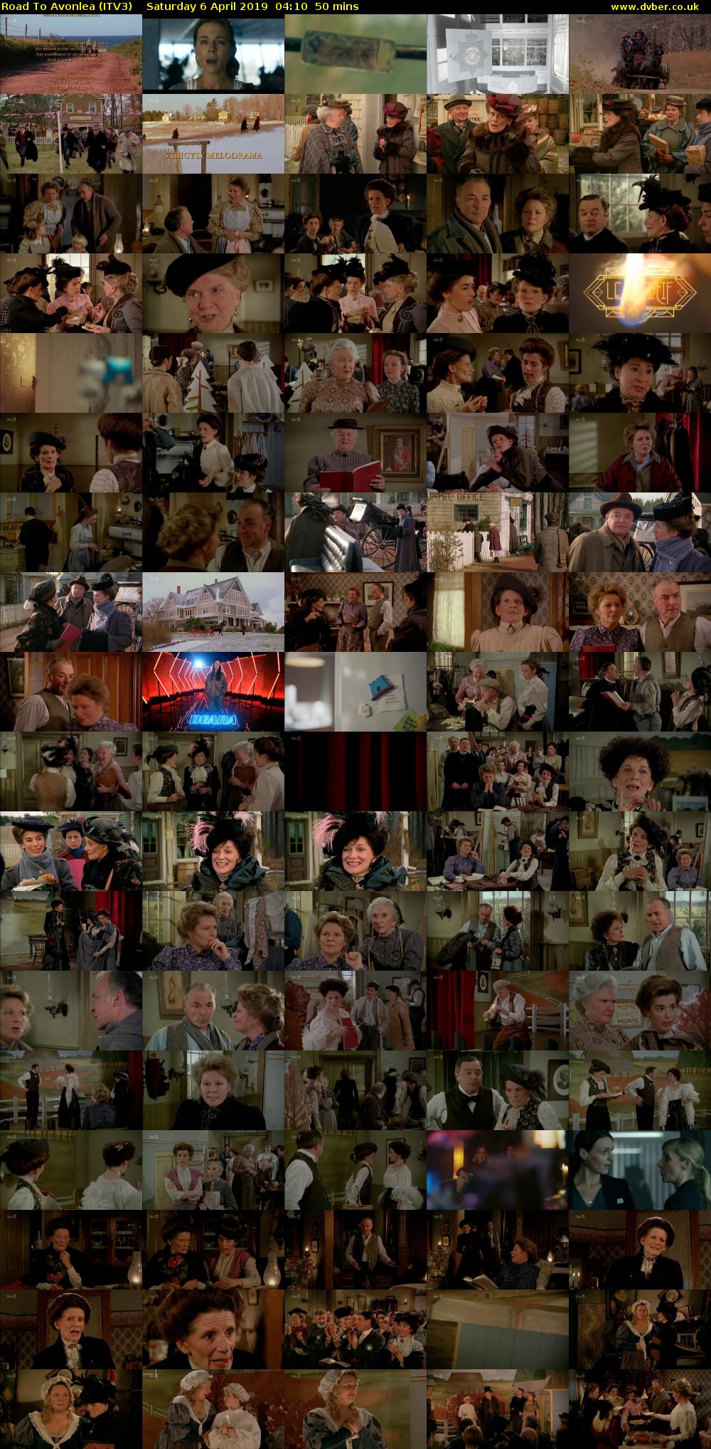 Road To Avonlea (ITV3) Saturday 6 April 2019 04:10 - 05:00
