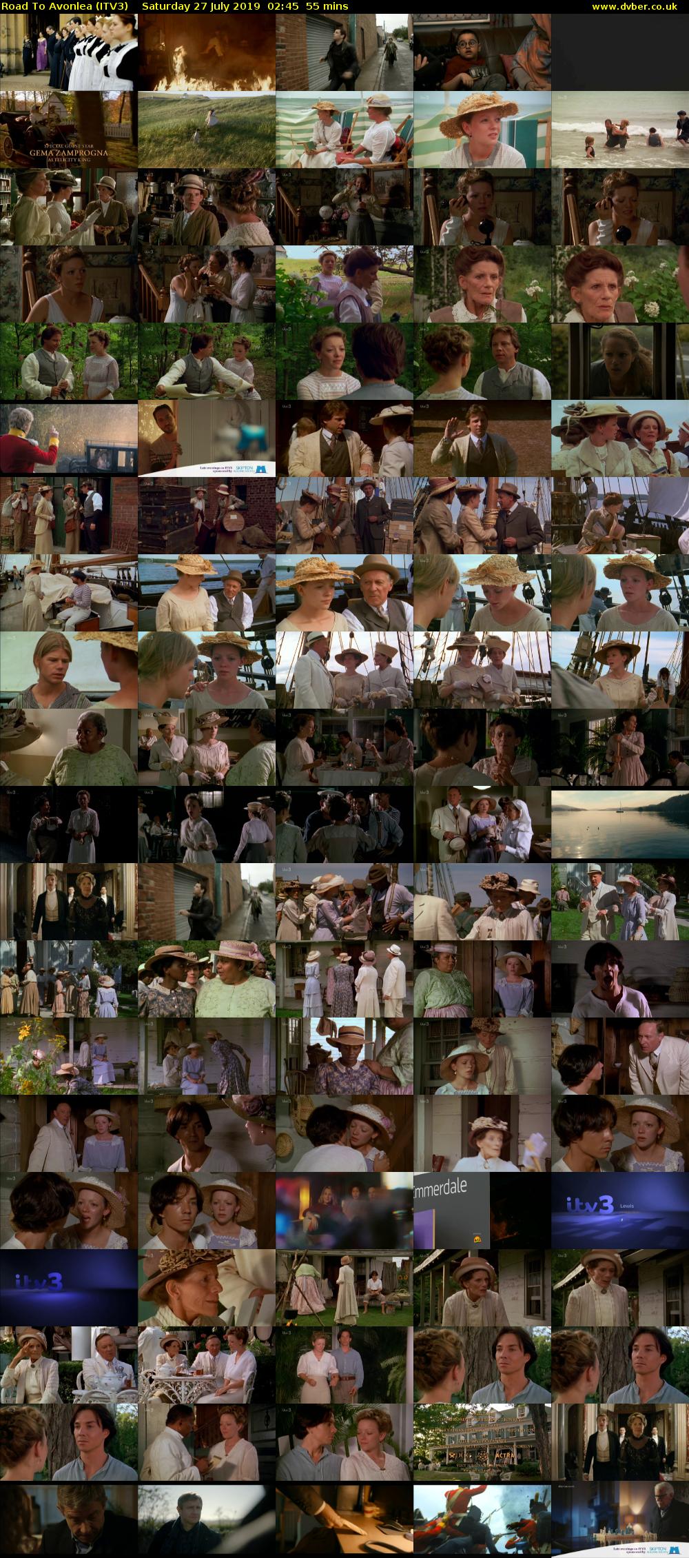 Road To Avonlea (ITV3) Saturday 27 July 2019 02:45 - 03:40