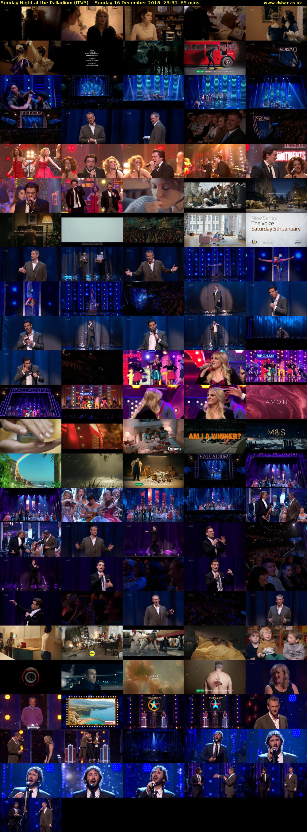 Sunday Night at the Palladium (ITV3) Sunday 16 December 2018 23:30 - 00:35