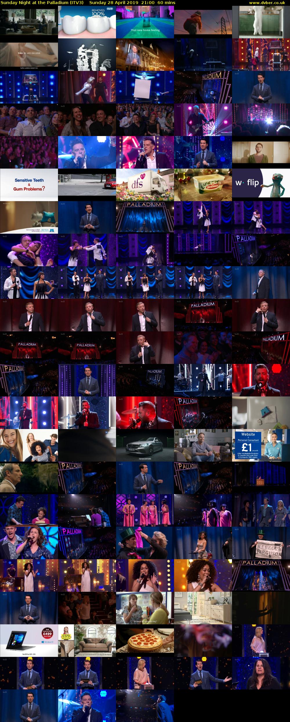 Sunday Night at the Palladium (ITV3) Sunday 28 April 2019 21:00 - 22:00