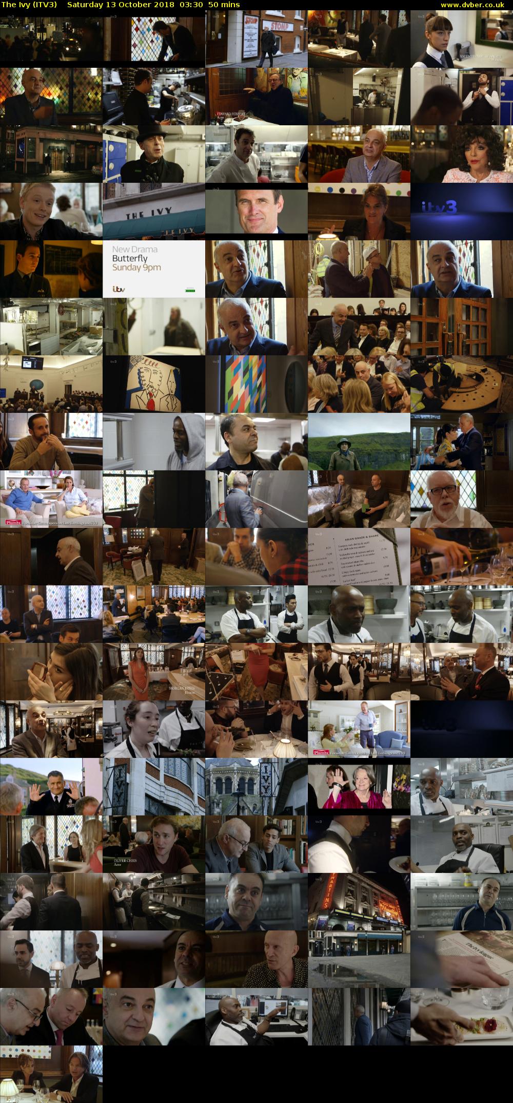 The Ivy (ITV3) Saturday 13 October 2018 03:30 - 04:20